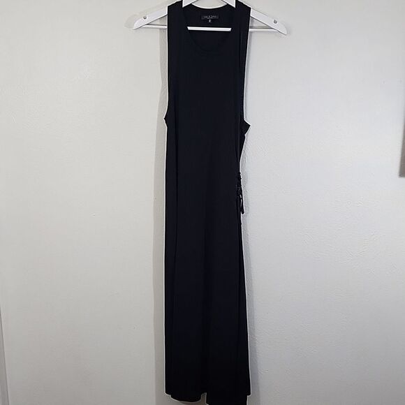 rag & bone Dresses & Skirts - Rag & Bone Black Luca Midi Dress Size Medium